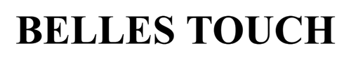 Belles Touch logo in black letters